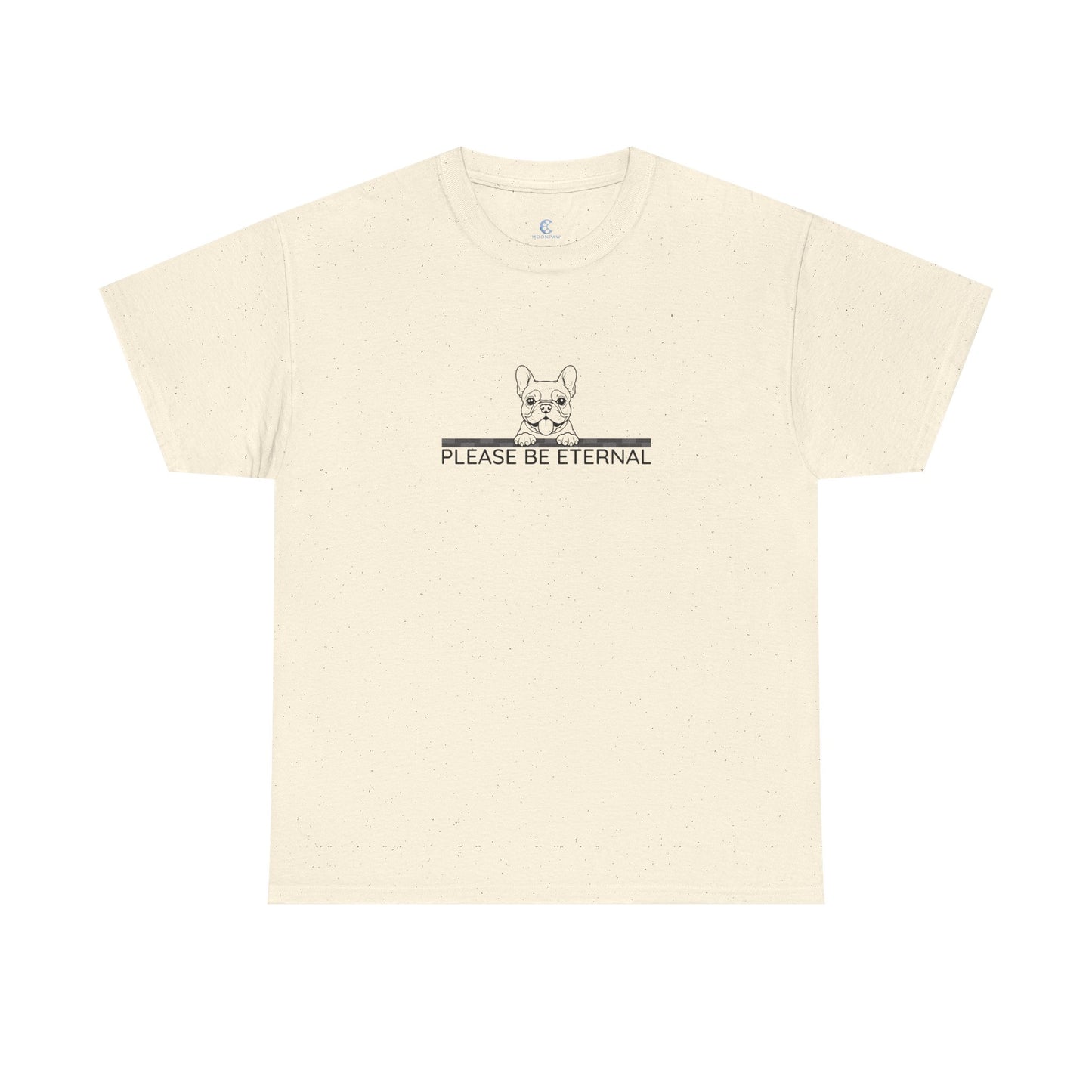 Unisex Heavy Cotton Tee, Eternal French Bulldog