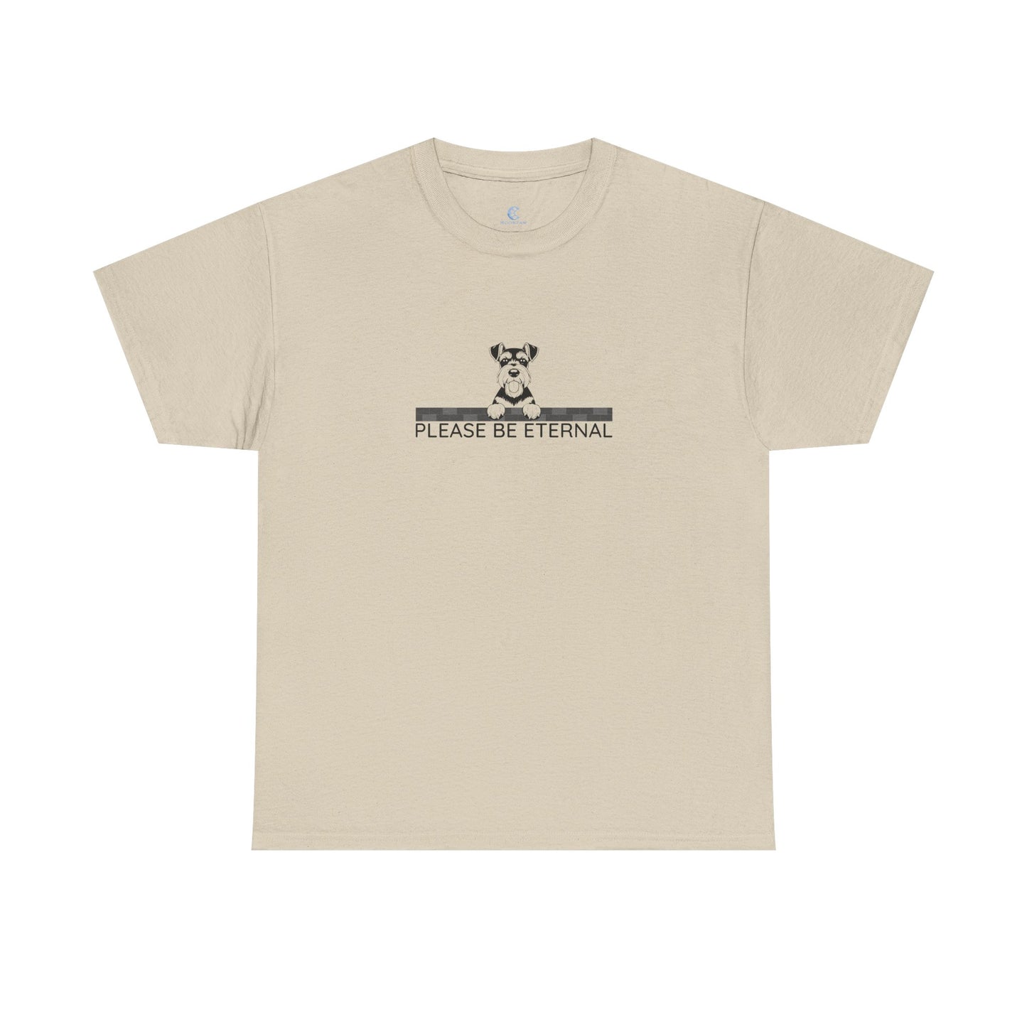 Unisex Heavy Cotton Tee, Eternal Schnauzer