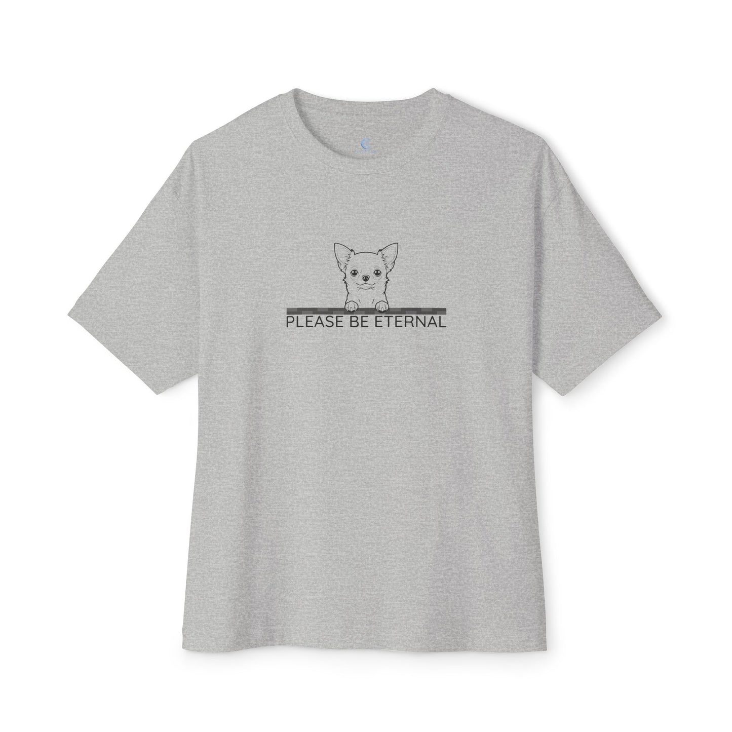 Unisex Oversized Boxy Tee, Eternal Chihuahua