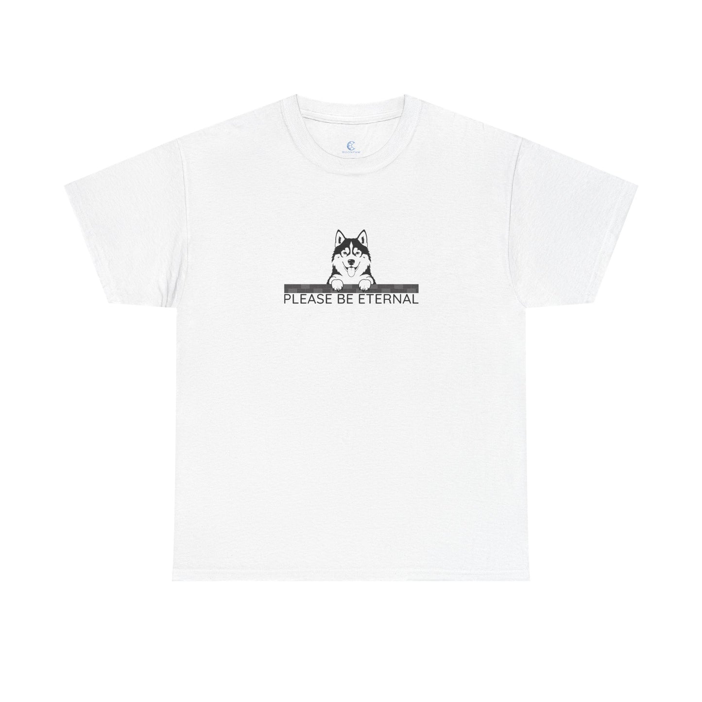 Unisex Heavy Cotton Tee, Eternal Husky