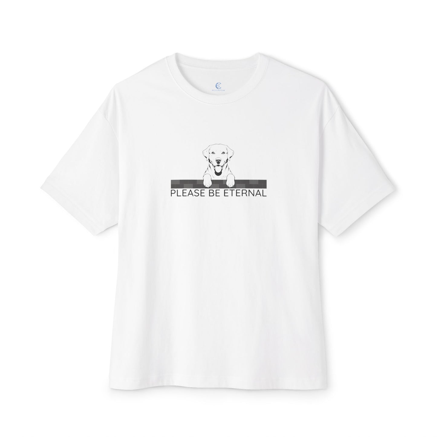 Unisex Oversized Boxy Tee, Eternal Labrador