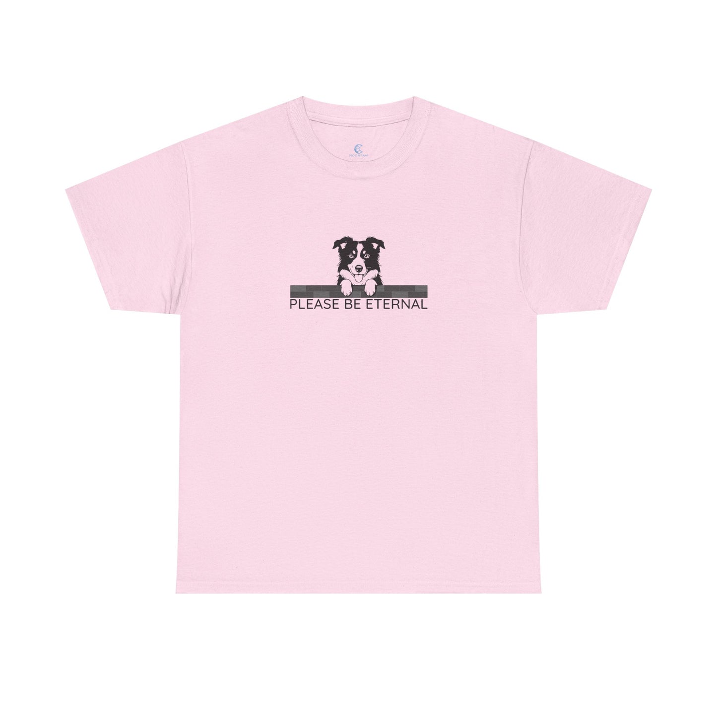 Unisex Heavy Cotton Tee, Eternal Collie