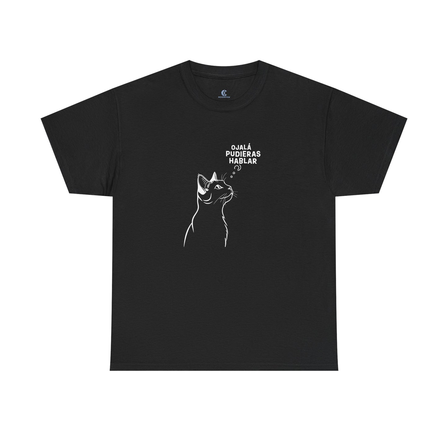 Unisex Heavy Cotton Tee, Cat Wish, Spanish