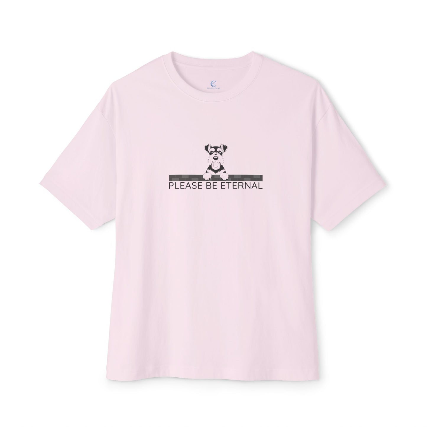 Unisex Oversized Boxy Tee, Eternal Schnauzer