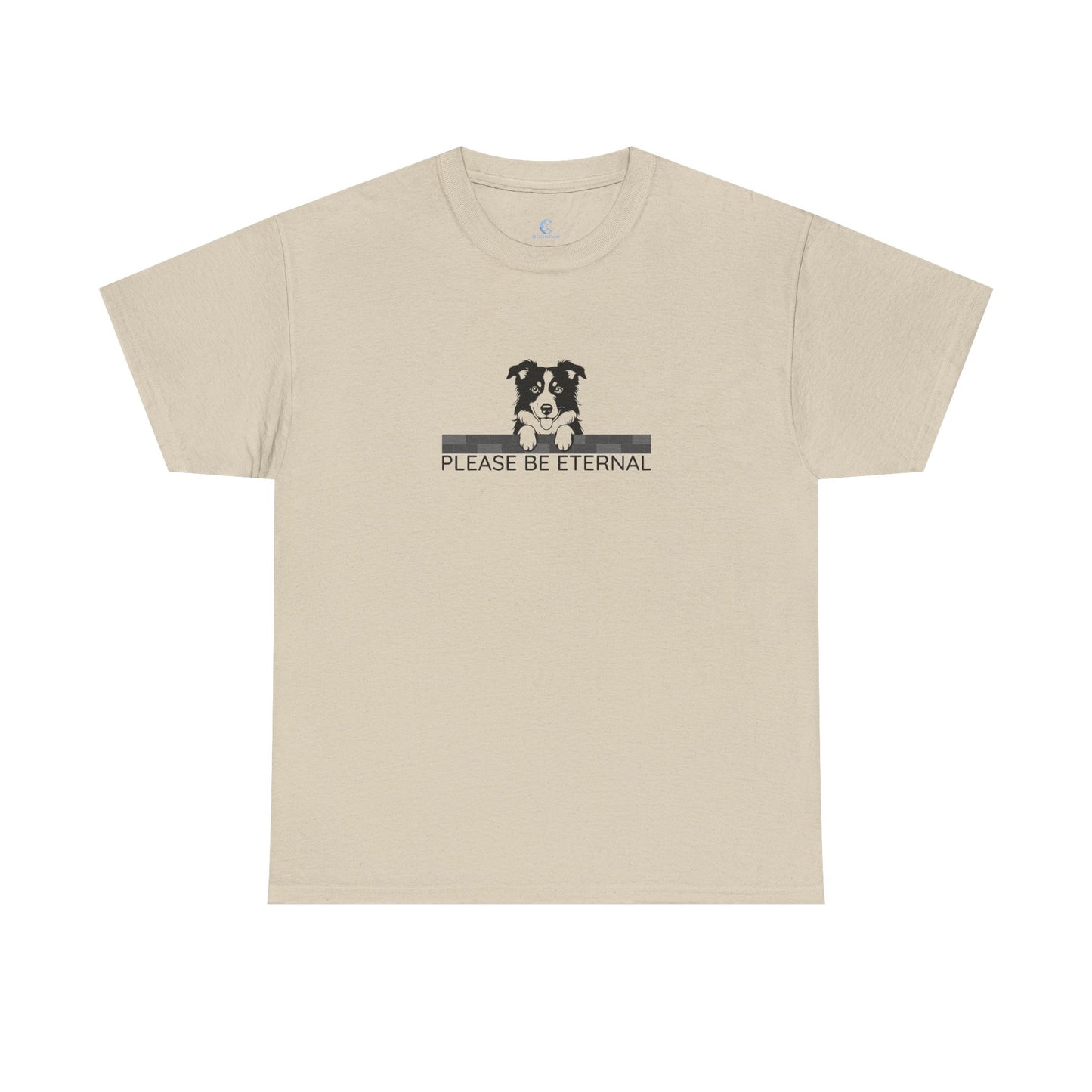 Unisex Heavy Cotton Tee, Eternal Collie