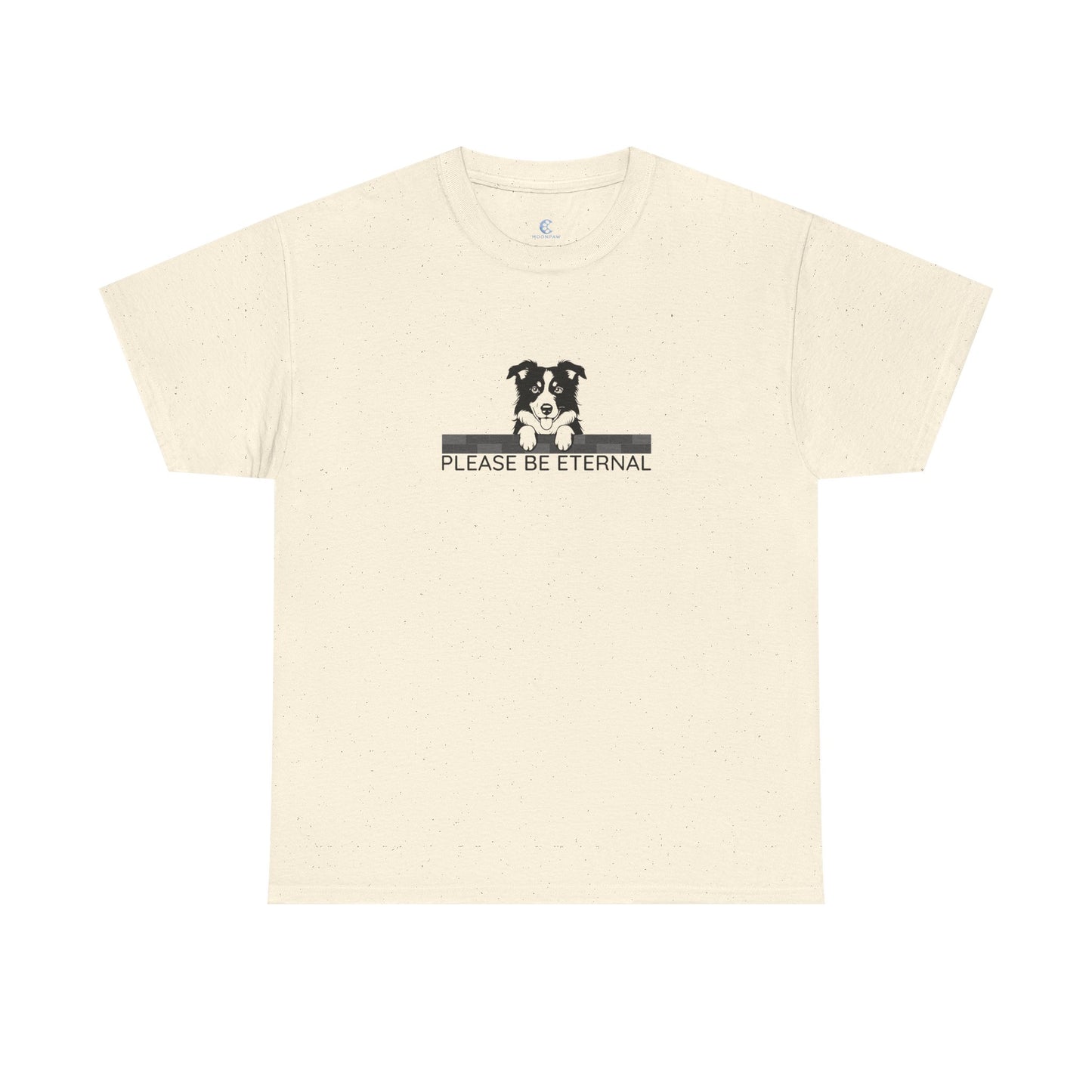 Unisex Heavy Cotton Tee, Eternal Collie