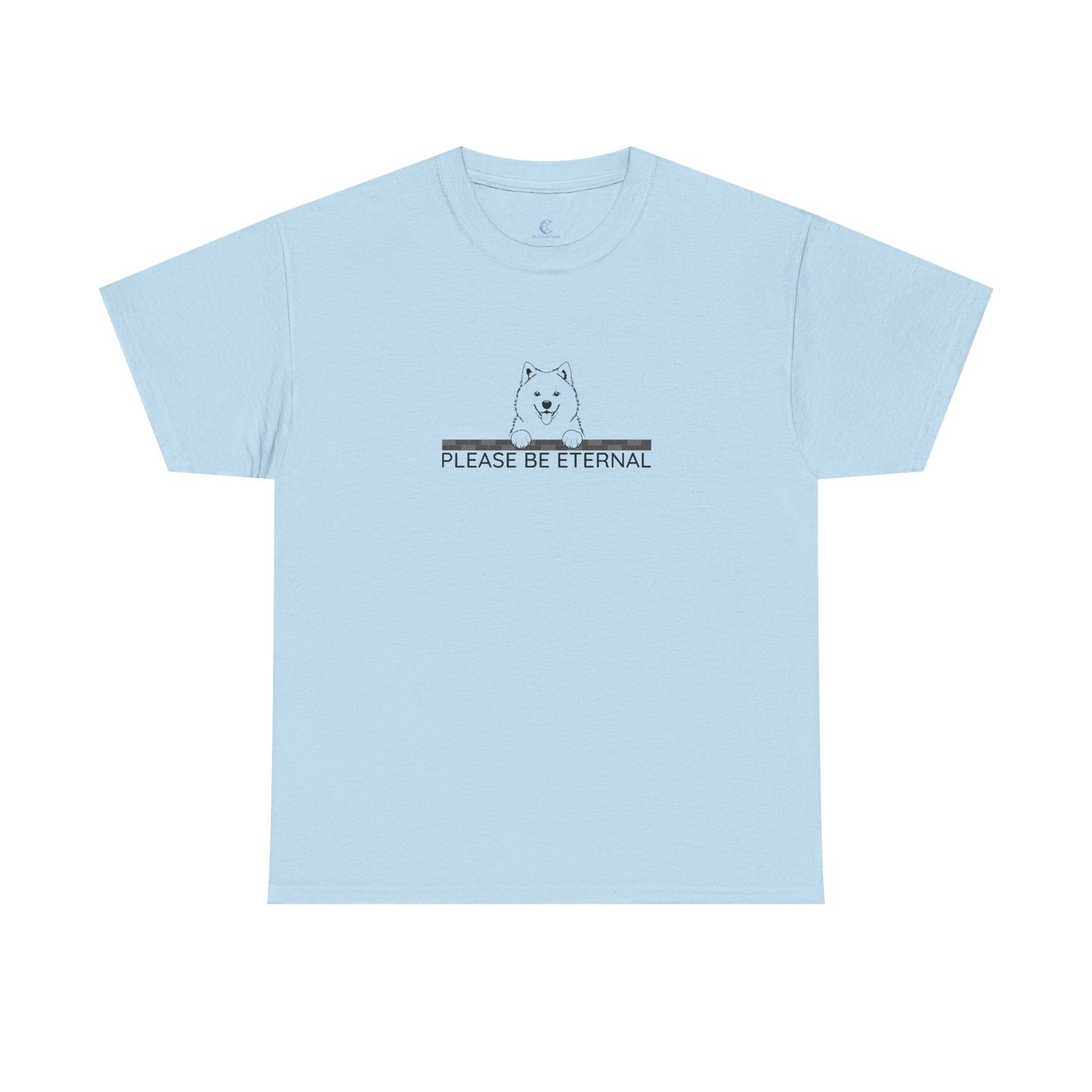 Unisex Heavy Cotton Tee, Eternal Samoyed