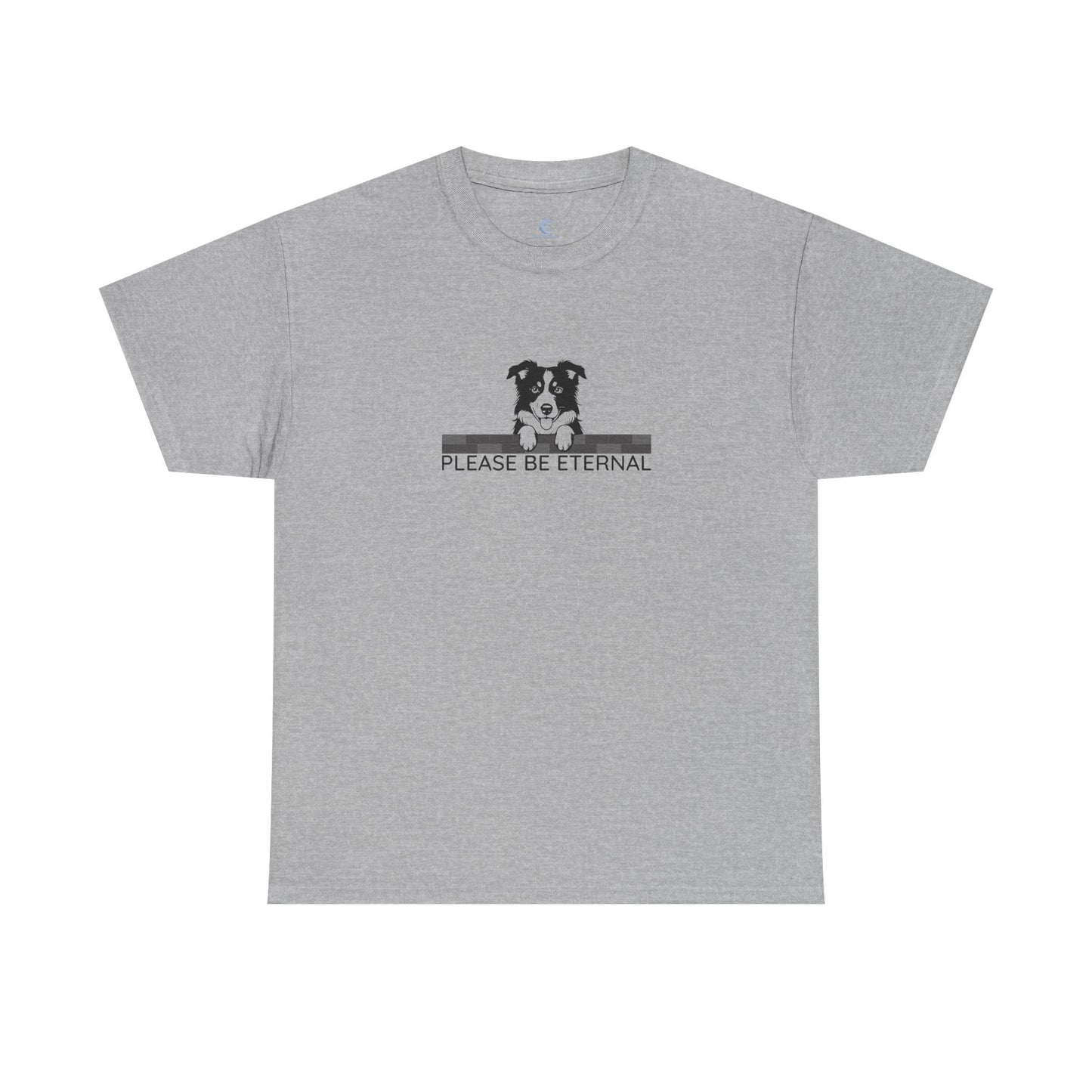 Unisex Heavy Cotton Tee, Eternal Collie