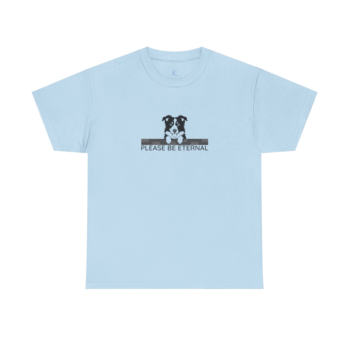 Unisex Heavy Cotton Tee, Eternal Collie