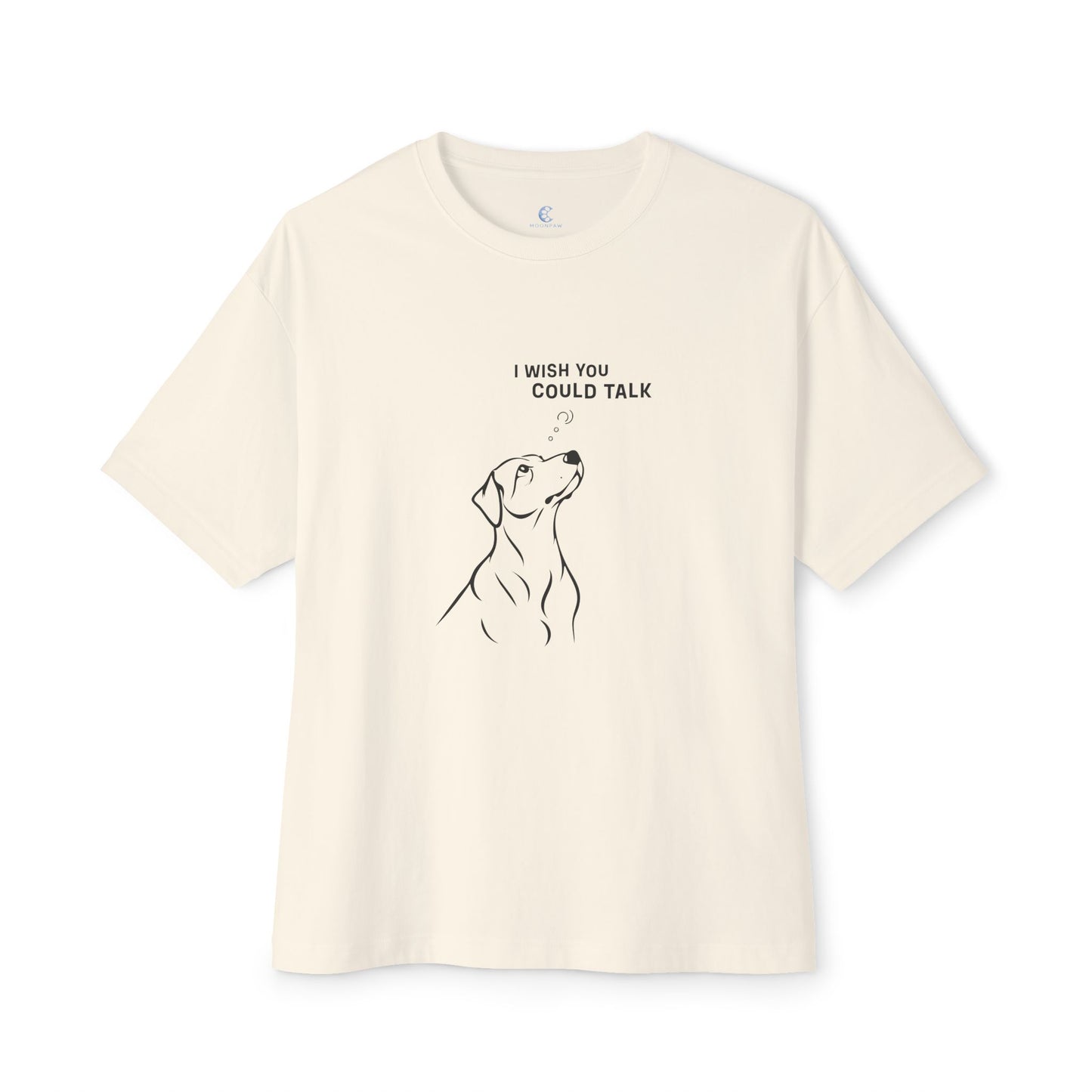 Unisex Oversized Boxy Tee, Dog Wish