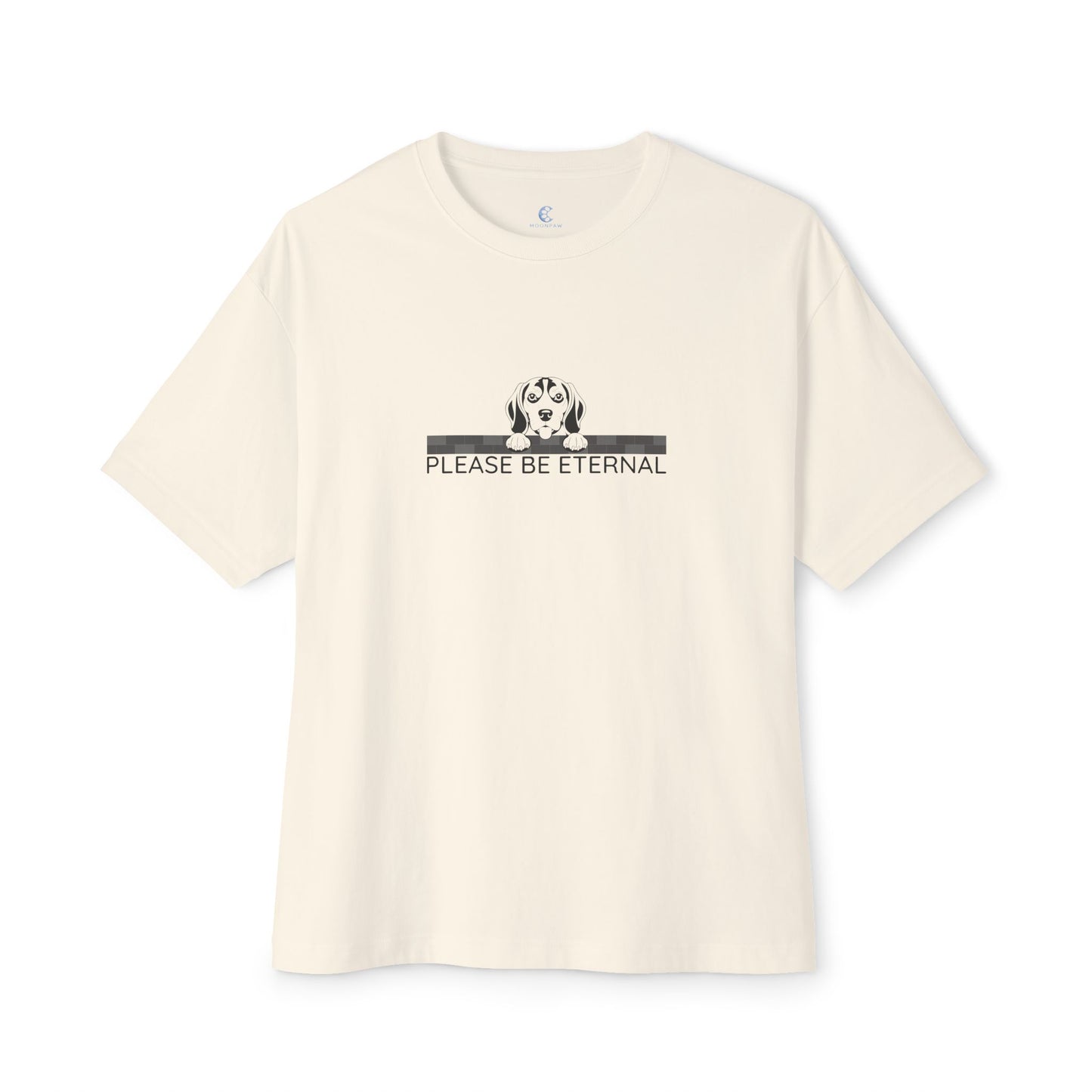 Unisex Oversized Boxy Tee, Eternal Beagle