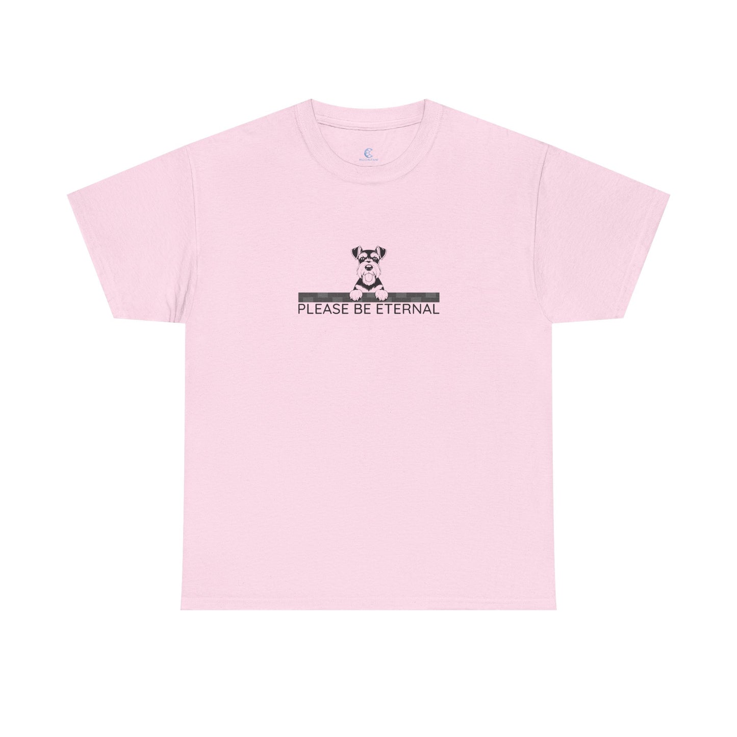 Unisex Heavy Cotton Tee, Eternal Schnauzer