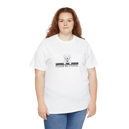 Unisex Heavy Cotton Tee, Eternal Labrador