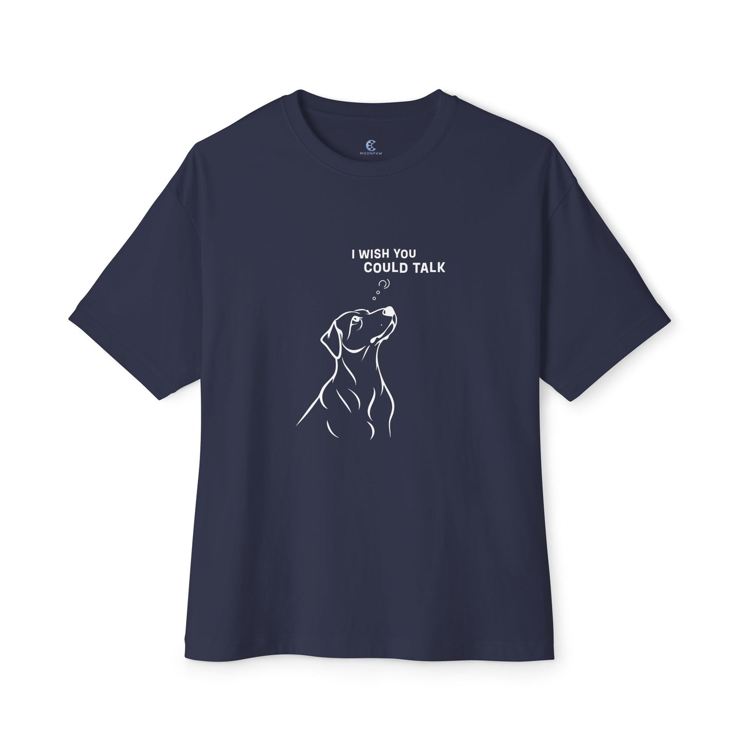 Unisex Oversized Boxy Tee, Dog Wish