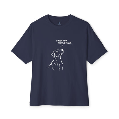 Unisex Oversized Boxy Tee, Dog Wish