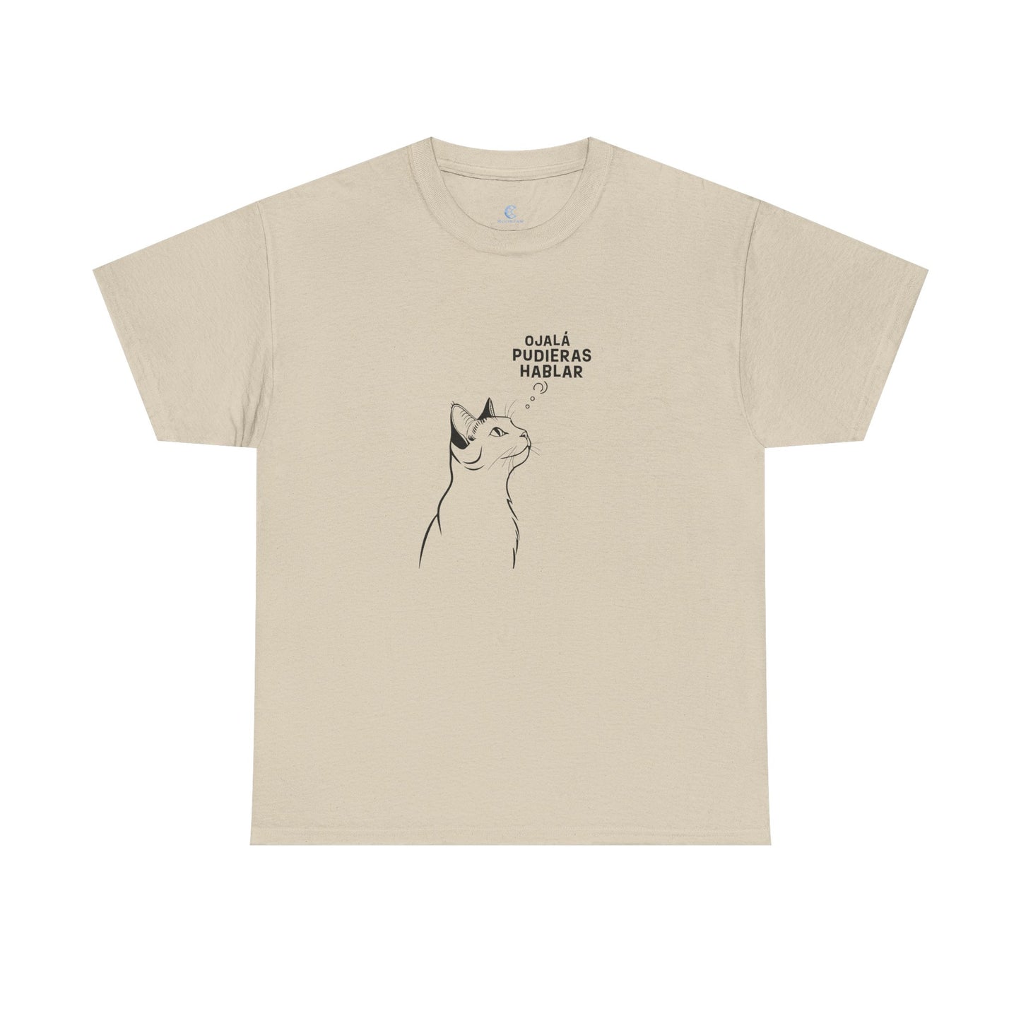 Unisex Heavy Cotton Tee, Cat Wish, Spanish