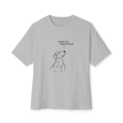 Unisex Oversized Boxy Tee, Dog Wish