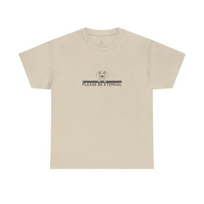 Unisex Heavy Cotton Tee, Eternal dachshund