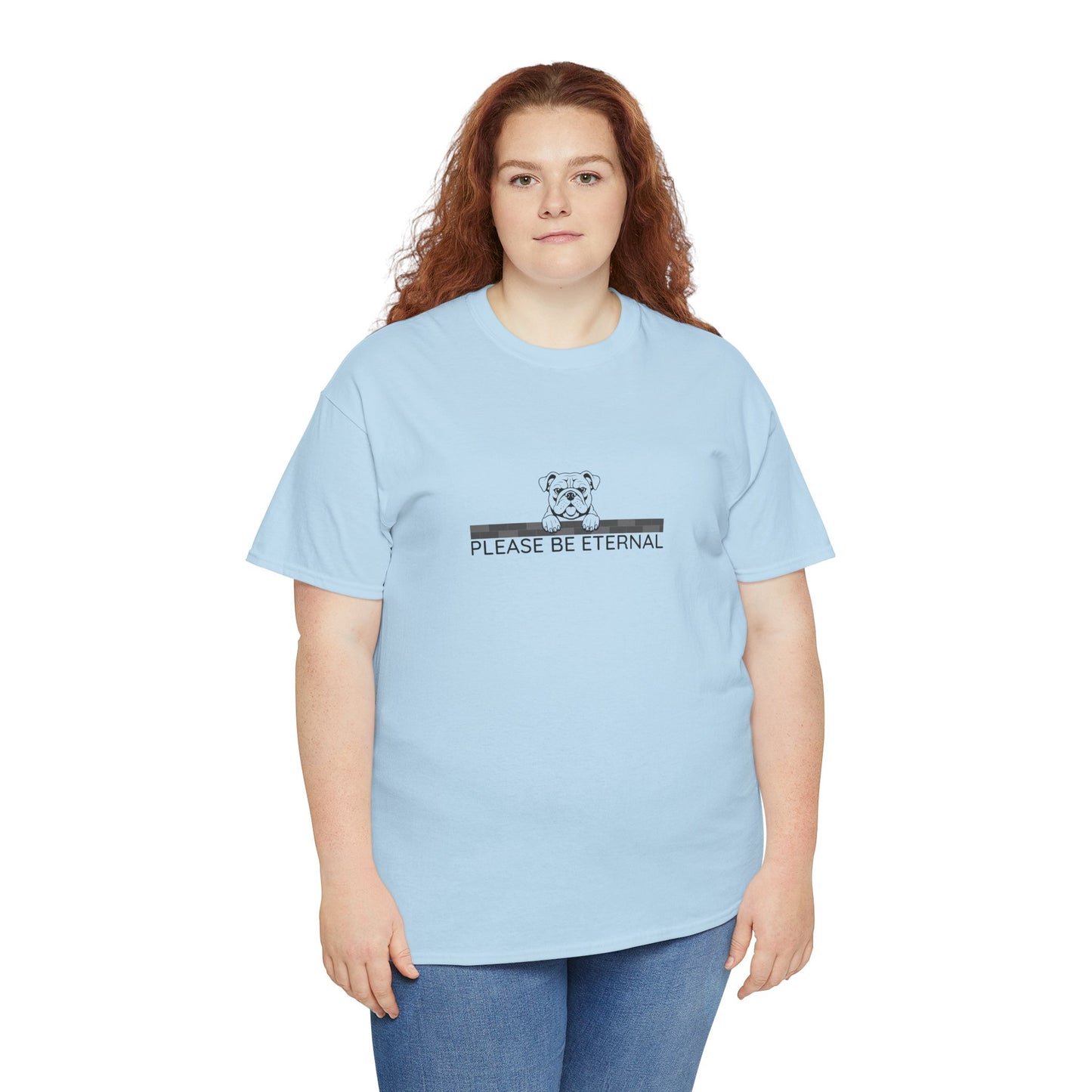 Unisex Heavy Cotton Tee, Eternal Bulldog