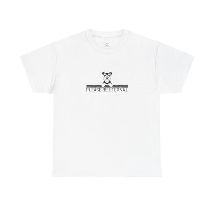 Unisex Heavy Cotton Tee, Eternal Schnauzer