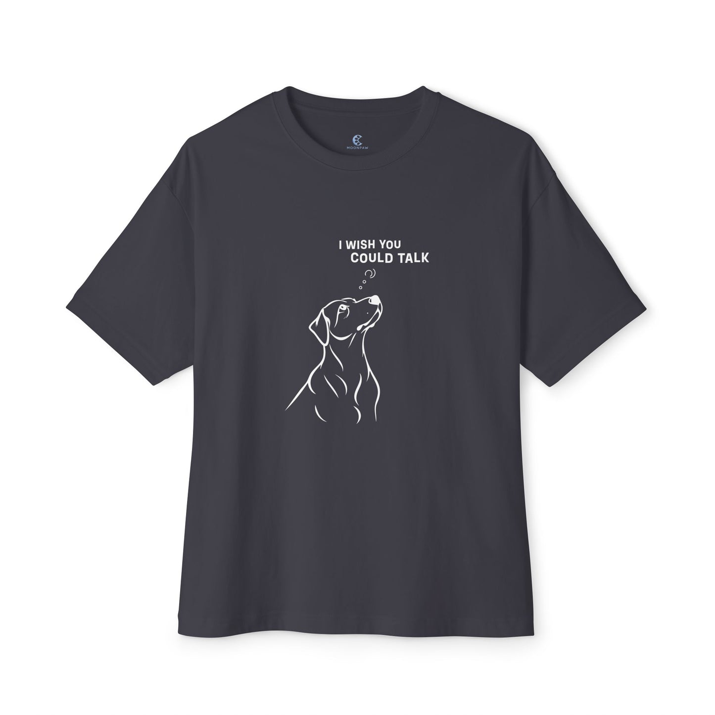 Unisex Oversized Boxy Tee, Dog Wish