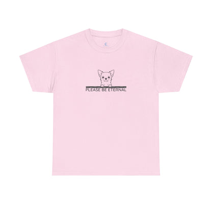 Unisex Heavy Cotton Tee, Eternal Chihuahua