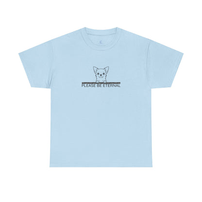 Unisex Heavy Cotton Tee, Eternal Chihuahua