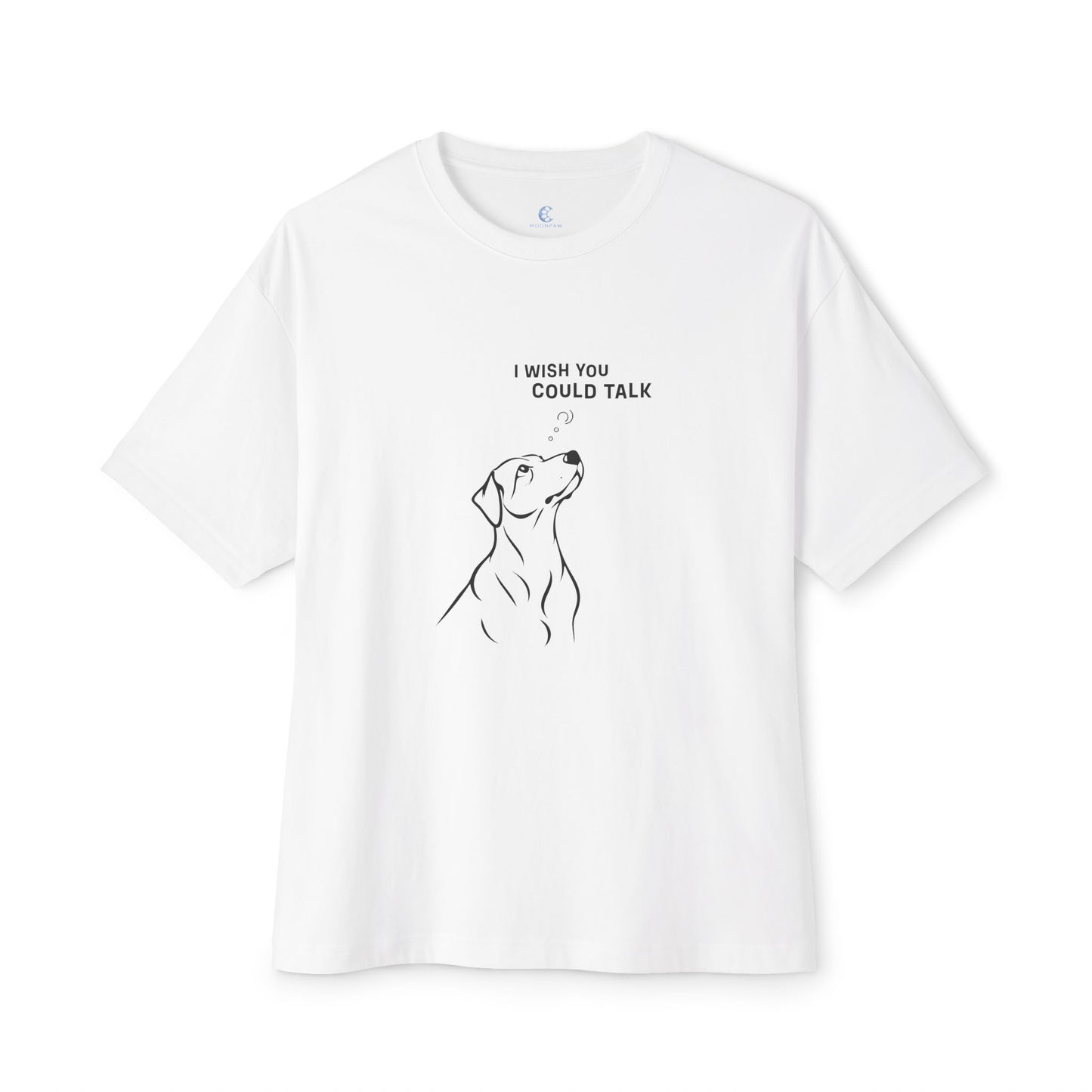 Unisex Oversized Boxy Tee, Dog Wish
