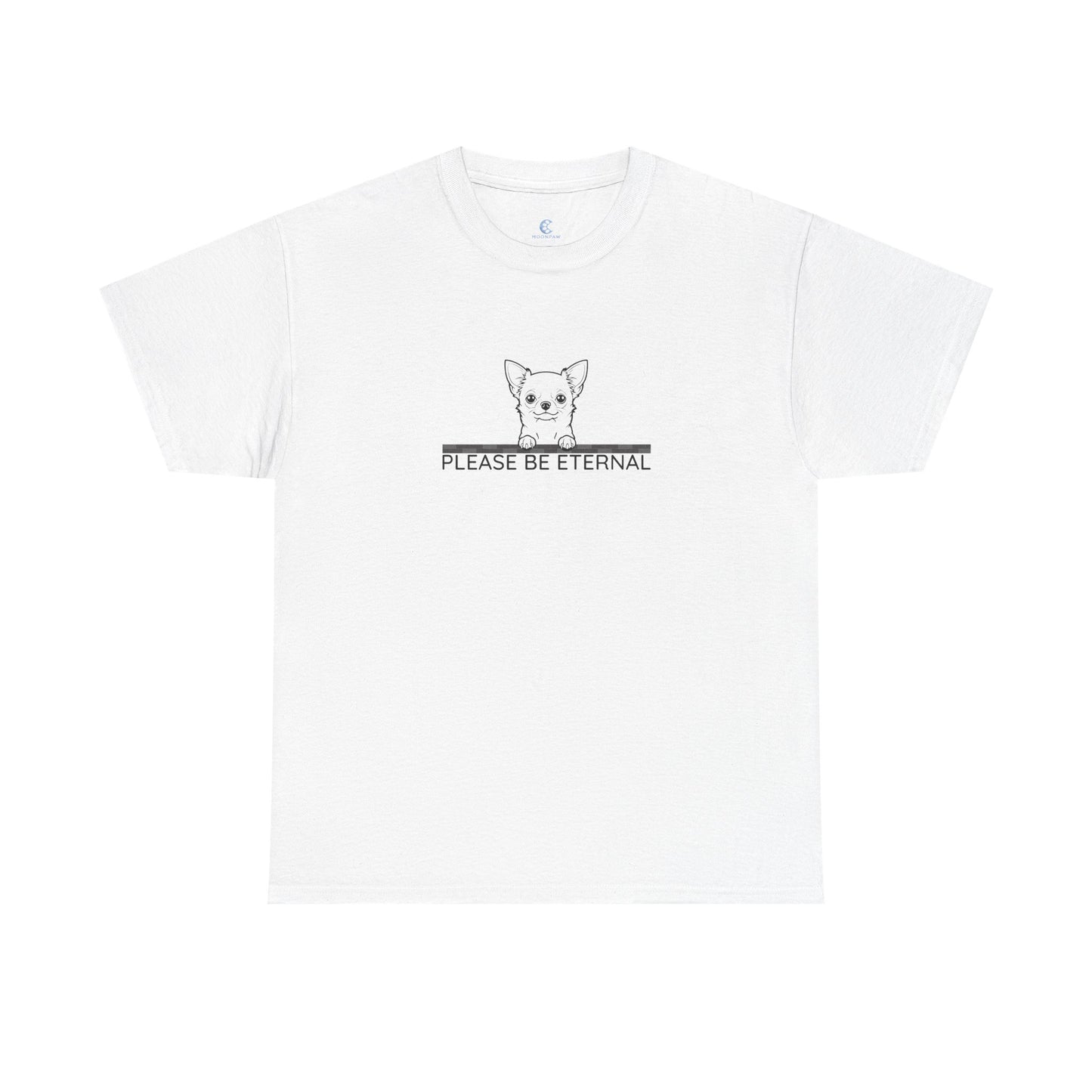 Unisex Heavy Cotton Tee, Eternal Chihuahua