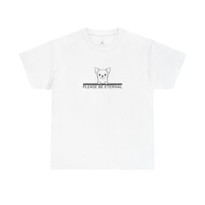 Unisex Heavy Cotton Tee, Eternal Chihuahua