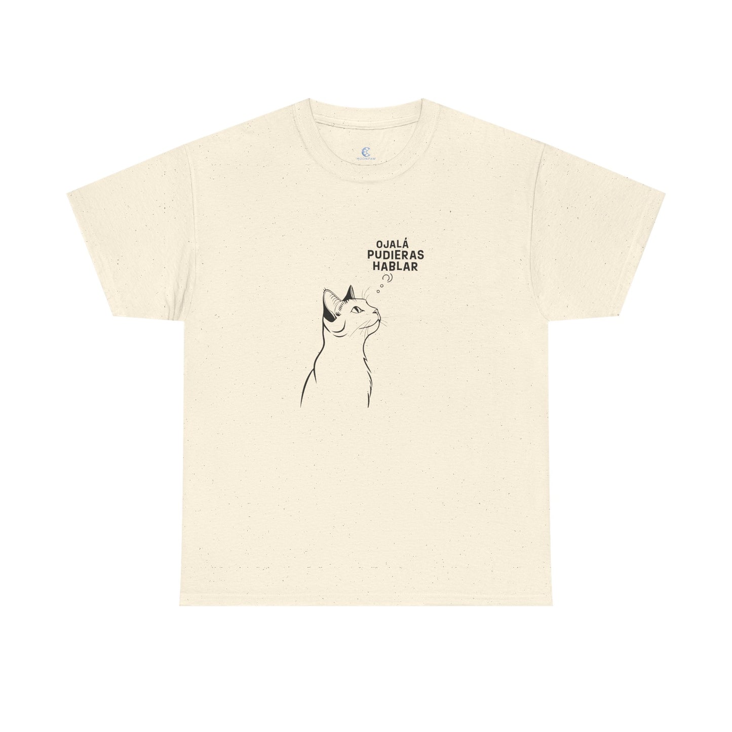 Unisex Heavy Cotton Tee, Cat Wish, Spanish
