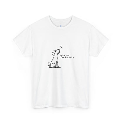 Unisex Heavy Cotton Tee, Toon Dog Wish