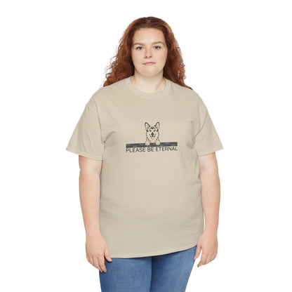 Unisex Heavy Cotton Tee, Eternal German shepherd