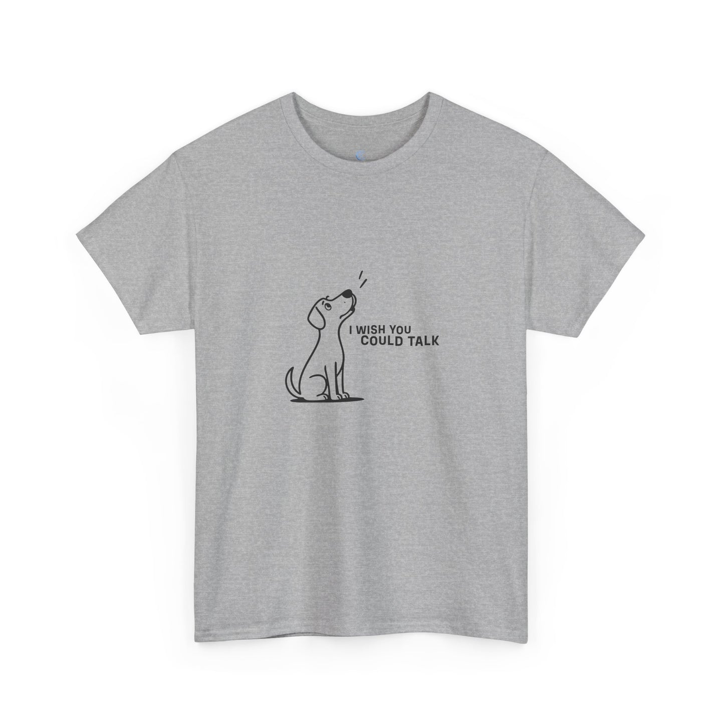 Unisex Heavy Cotton Tee, Toon Dog Wish