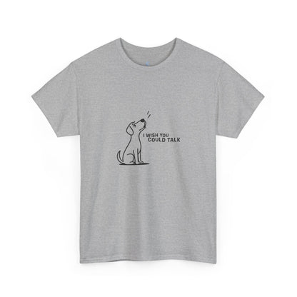 Unisex Heavy Cotton Tee, Toon Dog Wish