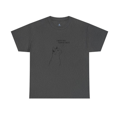 Unisex Heavy Cotton Tee, Cat Wish