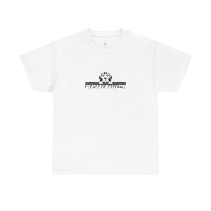 Unisex Heavy Cotton Tee, Eternal Beagle