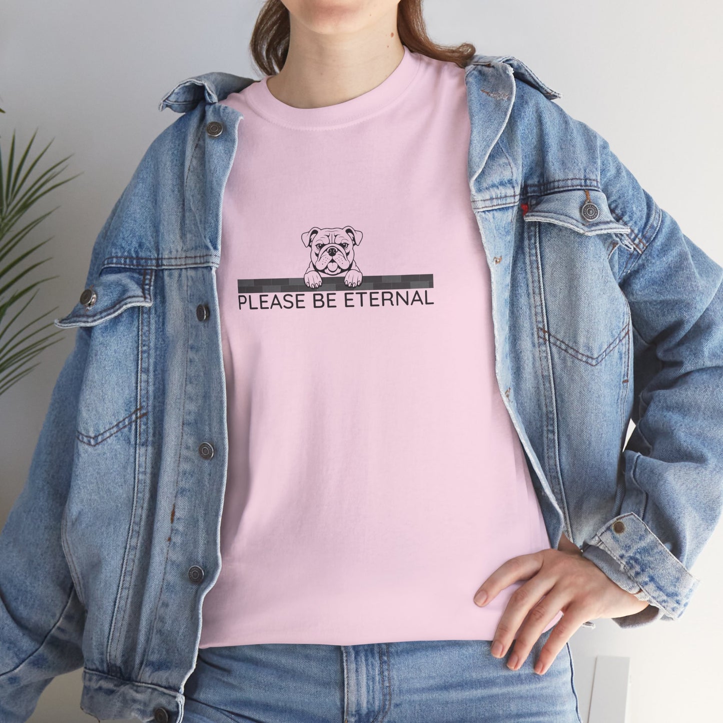 Unisex Heavy Cotton Tee, Eternal Bulldog