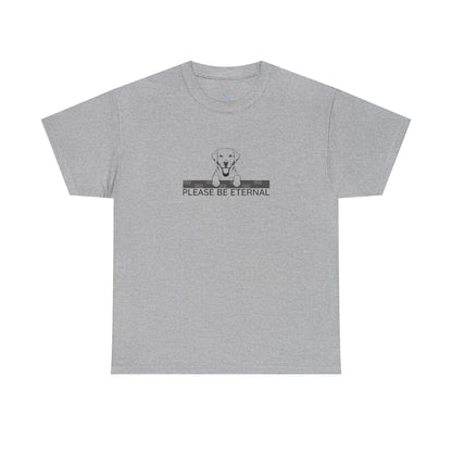 Unisex Heavy Cotton Tee, Eternal Labrador