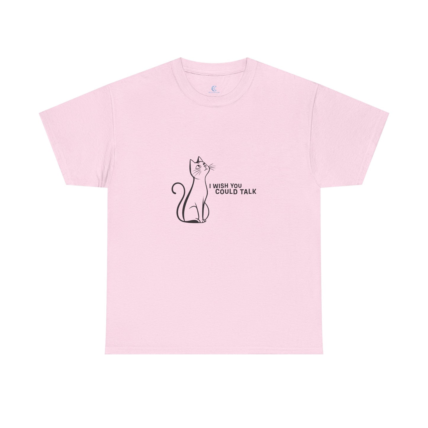 Unisex Heavy Cotton Tee, Toon Cat Wish