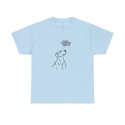 Unisex Heavy Cotton Tee, Dog Wish, Spanish