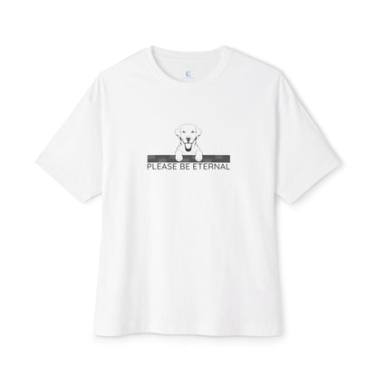 Unisex Oversized Boxy Tee, Eternal Labrador