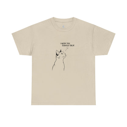 Unisex Heavy Cotton Tee, Cat Wish