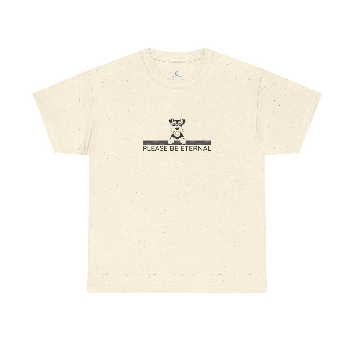 Unisex Heavy Cotton Tee, Eternal Schnauzer