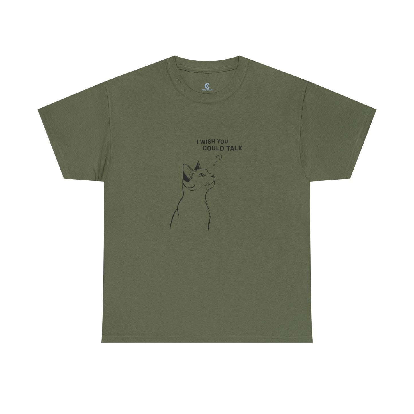 Unisex Heavy Cotton Tee, Cat Wish