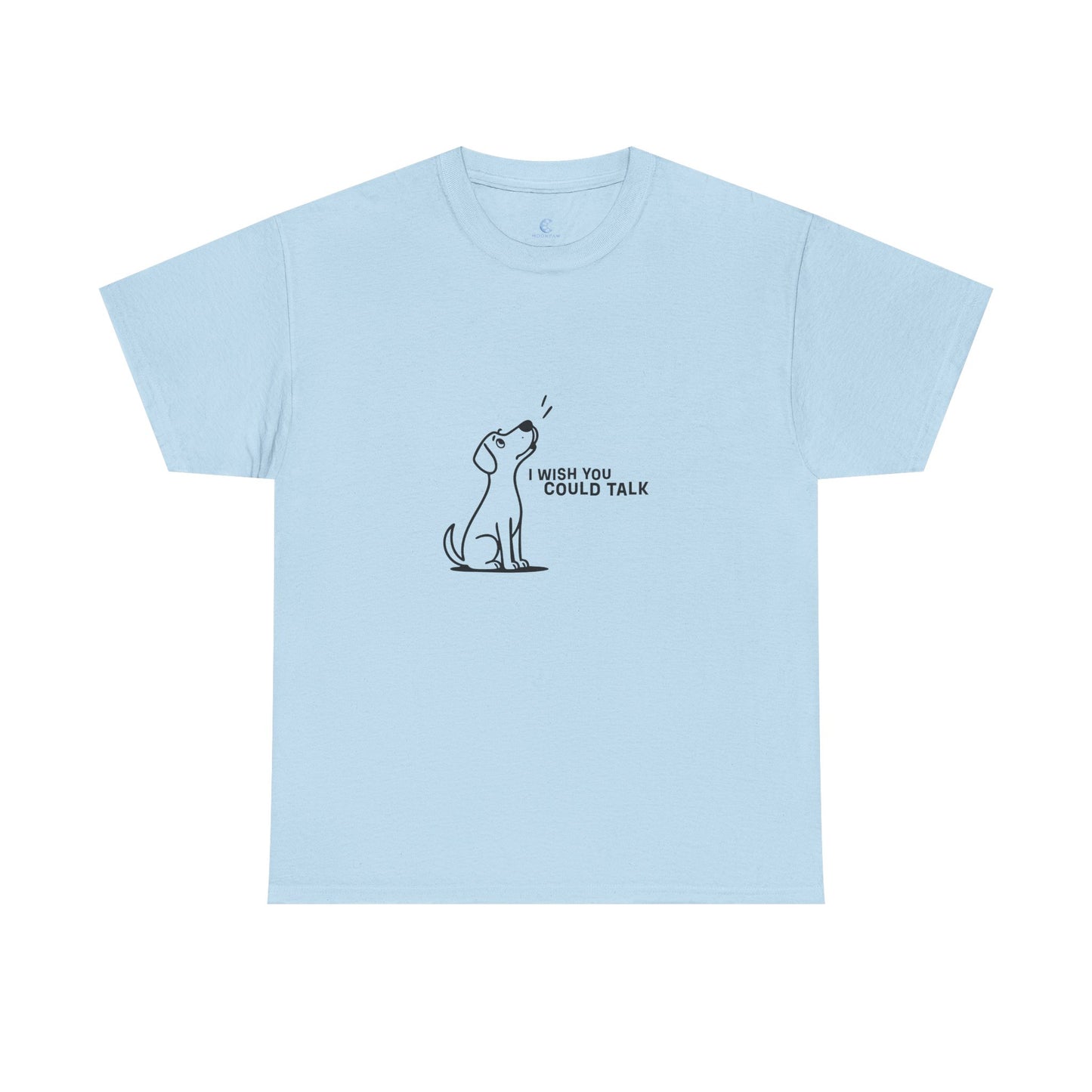 Unisex Heavy Cotton Tee, Toon Dog Wish