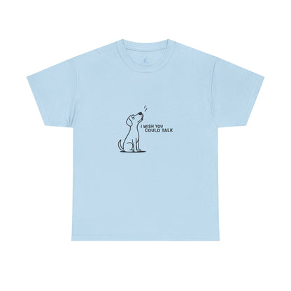 Unisex Heavy Cotton Tee, Toon Dog Wish