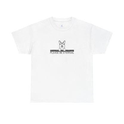 Unisex Heavy Cotton Tee, Eternal German shepherd