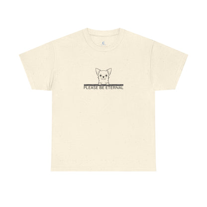 Unisex Heavy Cotton Tee, Eternal Chihuahua