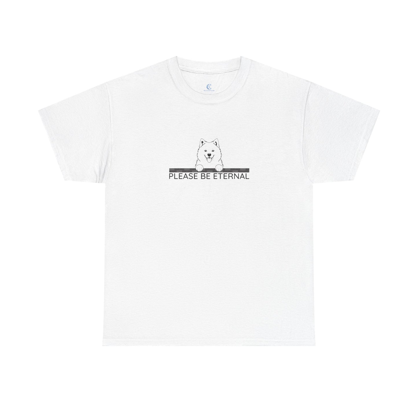 Unisex Heavy Cotton Tee, Eternal Samoyed
